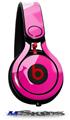 WraptorSkinz Skin Decal Wrap compatible with Beats Mixr Headphones Bokeh Squared Hot Pink Skin Only (HEADPHONES NOT INCLUDED)