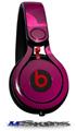 WraptorSkinz Skin Decal Wrap compatible with Beats Mixr Headphones Bokeh Music Hot Pink Skin Only (HEADPHONES NOT INCLUDED)
