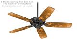 Bokeh Butterflies Orange - Ceiling Fan Skin Kit fits most 52 inch fans (FAN and BLADES SOLD SEPARATELY)