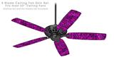 Pink Skull Bones - Ceiling Fan Skin Kit fits most 52 inch fans (FAN and BLADES SOLD SEPARATELY)
