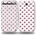Kearas Daisies Diffuse Glow Pink - Decal Style Skin (fits Samsung Galaxy S III S3)