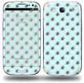 Kearas Daisies Seafoam - Decal Style Skin (fits Samsung Galaxy S III S3)