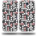 Locknodes 04 Pink - Decal Style Skin (fits Samsung Galaxy S IV S4)