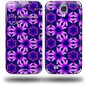 Daisies Purple - Decal Style Skin (fits Samsung Galaxy S IV S4)